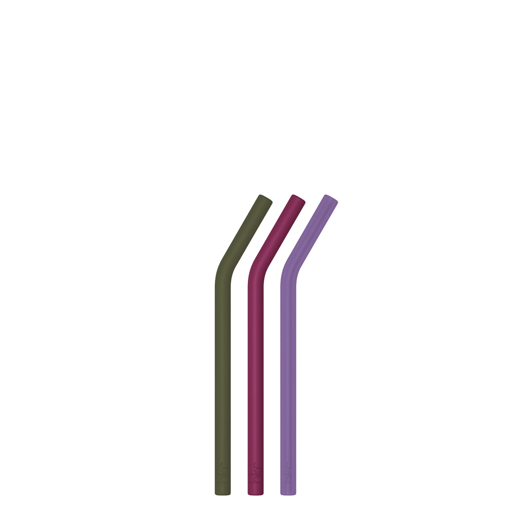 bkr MARTINI & MANI TEENY BOTTLE STRAWS 250ML (8 OZ) SET OF THREE