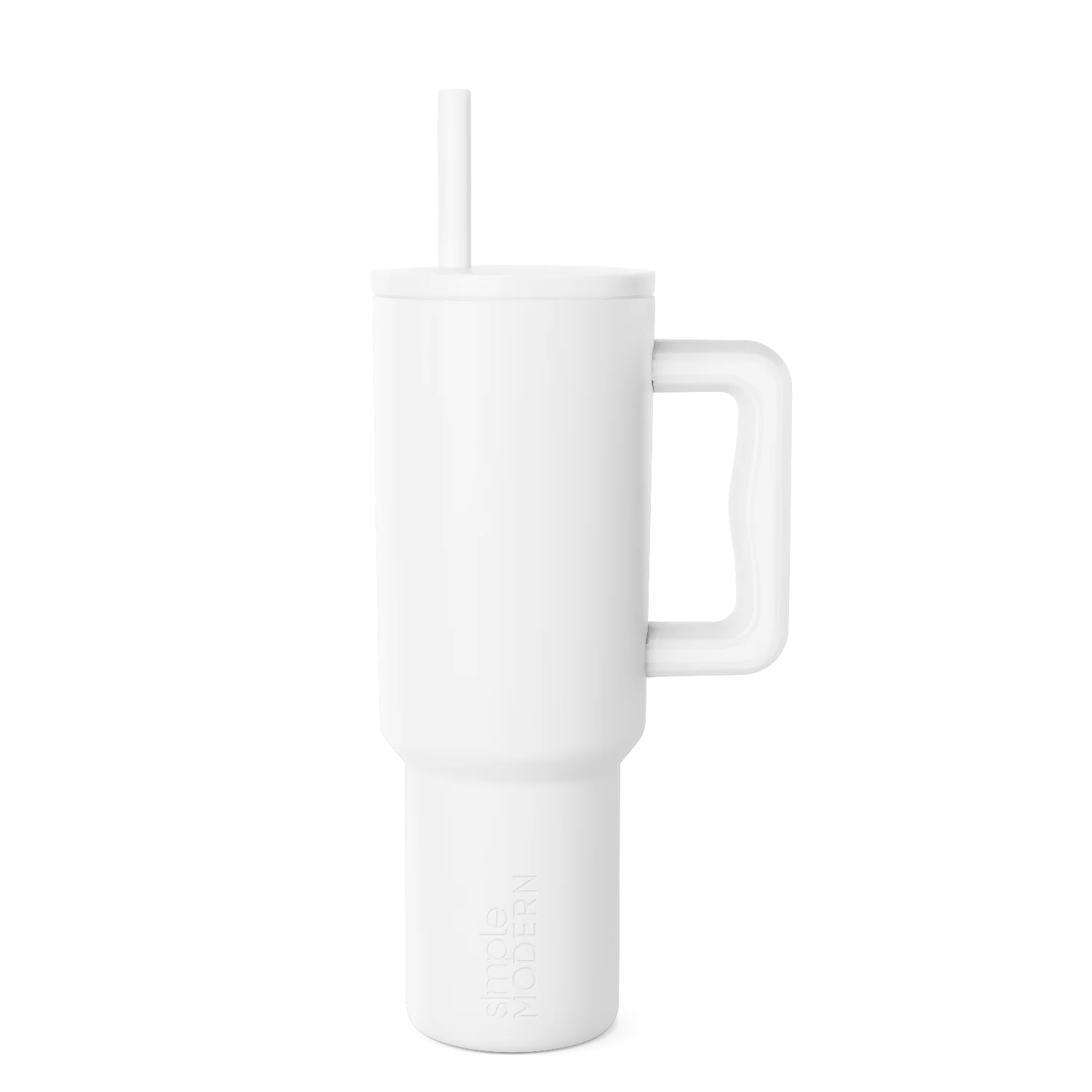 Simple Modern Trek Tumbler - Signature - 40oz Winter White
