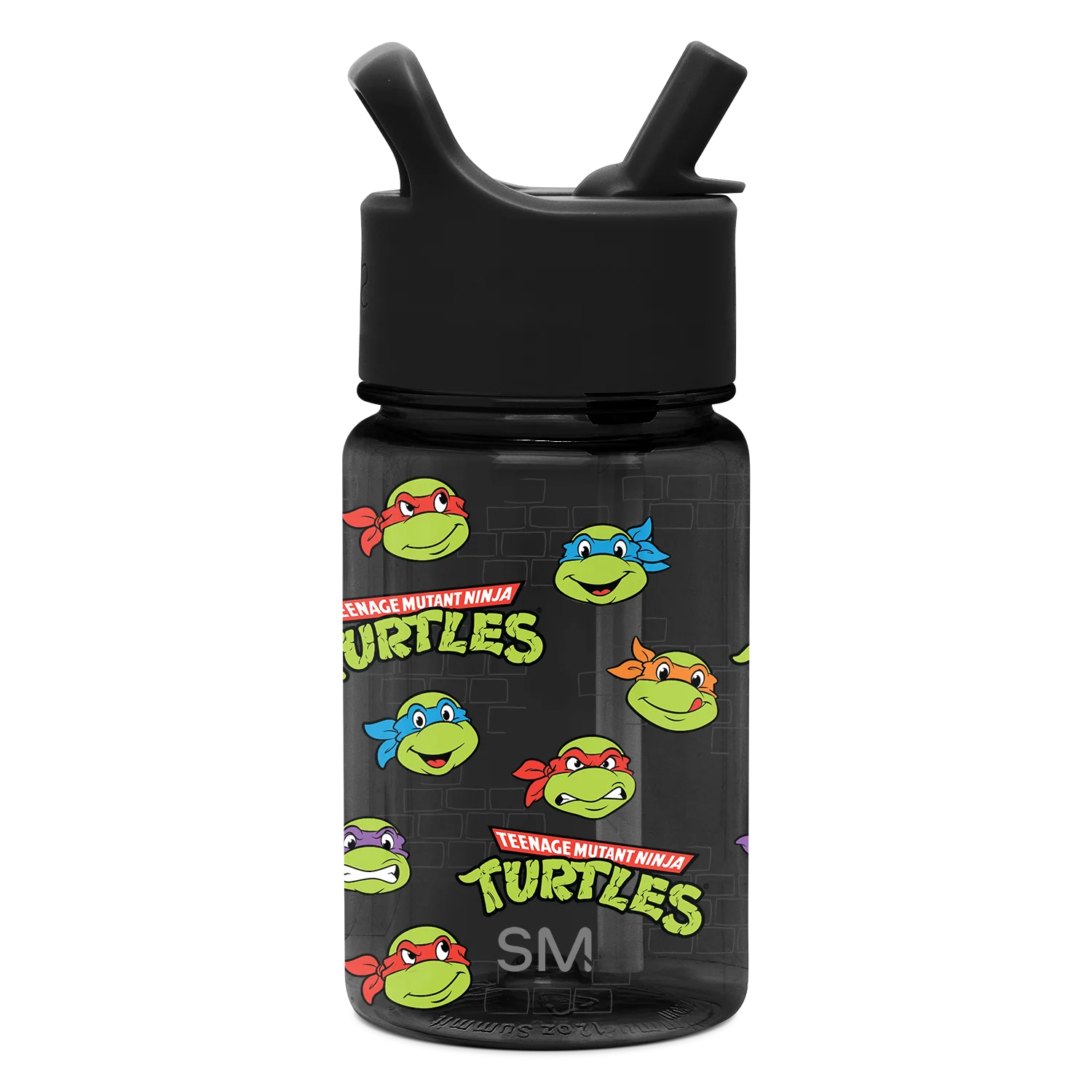 Simple Modern Summit Kids Plastic Water Bottle with Straw Lid - 12oz Teenage Mutant Ninja Turtles Turtles Unite