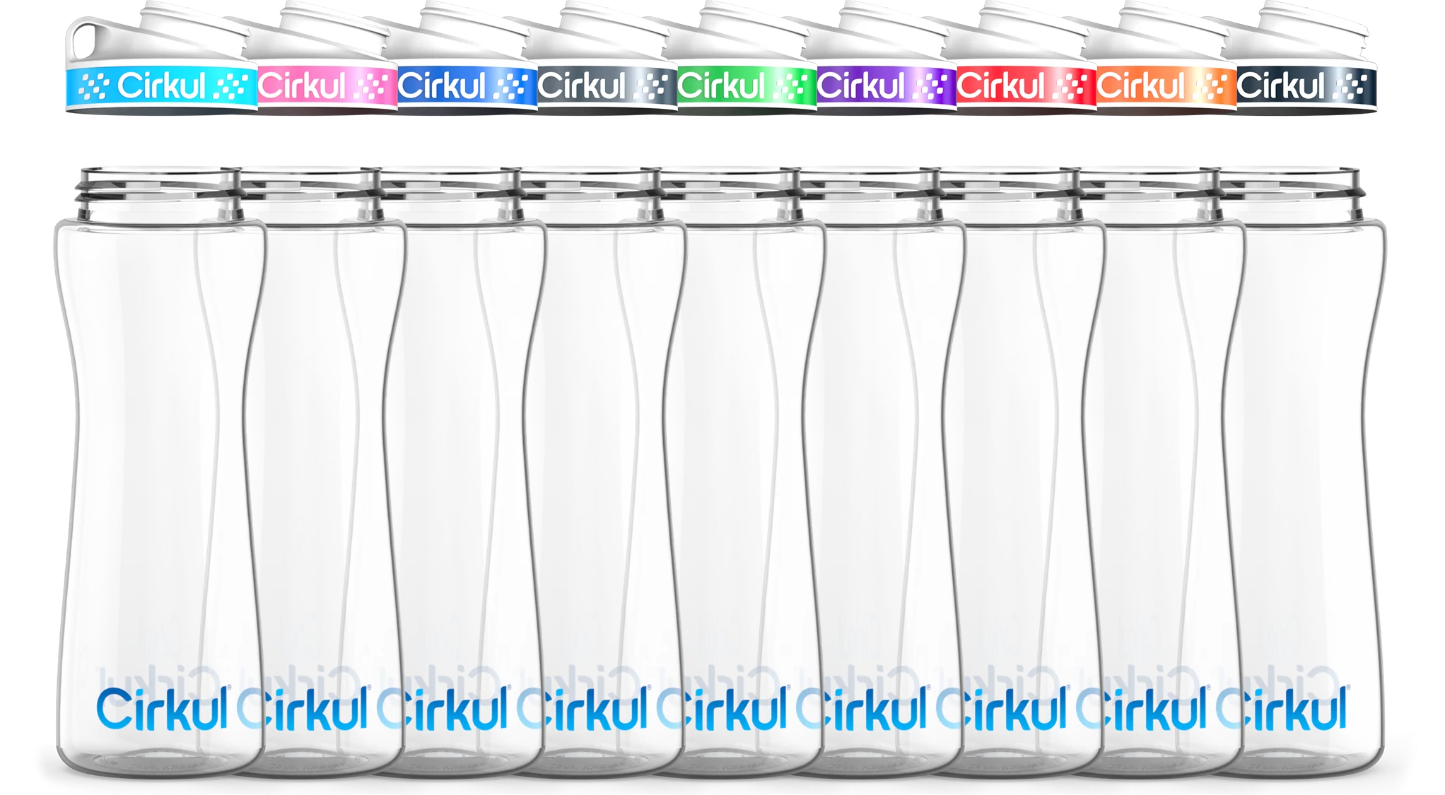 Cirkul Add-on: 22oz. Plastic Bottle & Comfort Grip Lid
