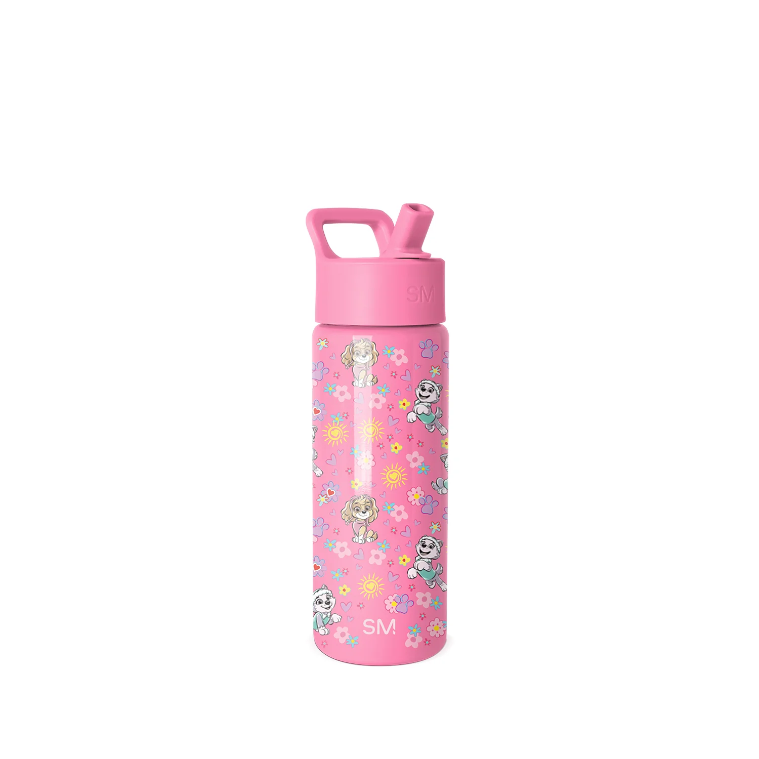 Simple Modern Summit Kids Water Bottle with Straw Lid - 18oz Paw Patrol Sunny Florals