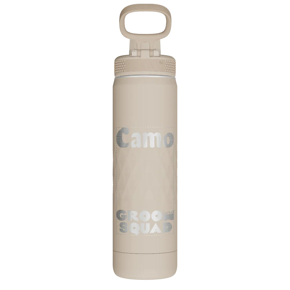 Takeya Sport Water Bottle - 22oz Almond Spout - Model 51320-TAKEYA-SPORT-WATER-BOTTLE-CUSTOMIZED-160-22OZ-ALMOND-SPOUT