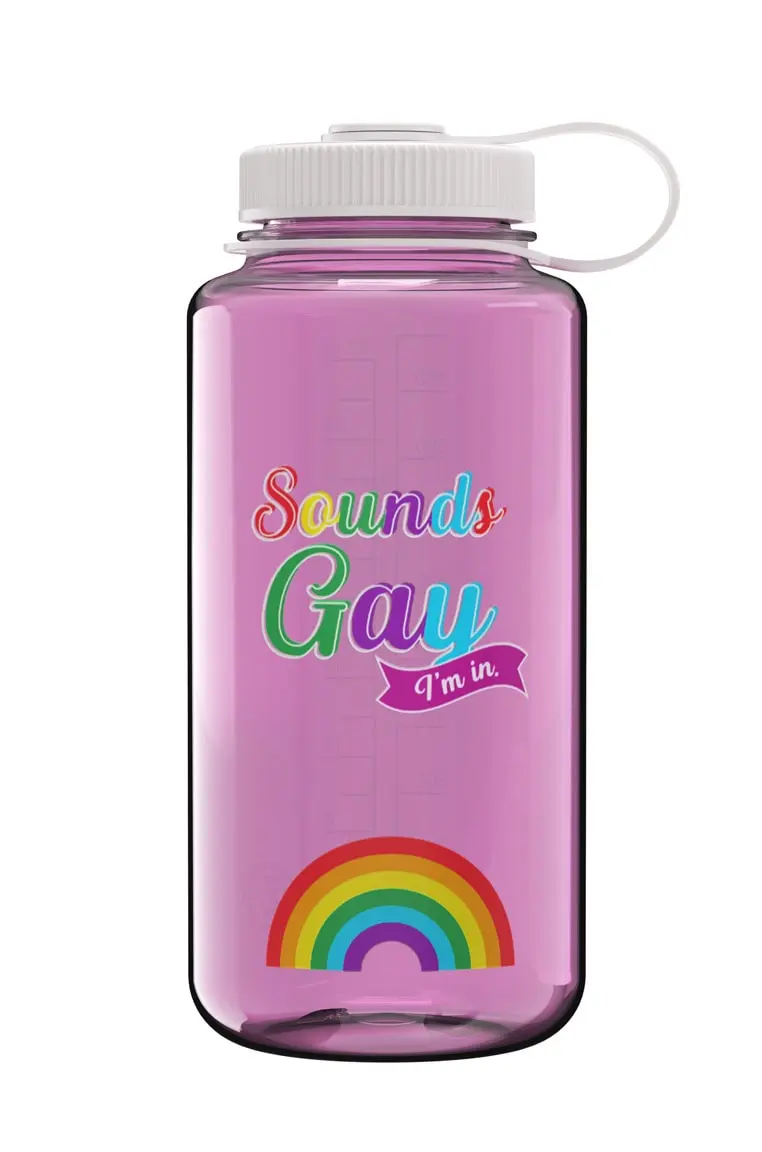 Nalgene 32oz Wide Mouth Pride Bottle