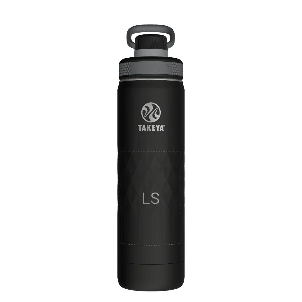 Takeya Sport Water Bottle - 22oz Obsidian Spout - Model 51315-TAKEYA-SPORT-WATER-BOTTLE-CUSTOMIZED-297-22OZ-OBSIDIAN-SPOUT