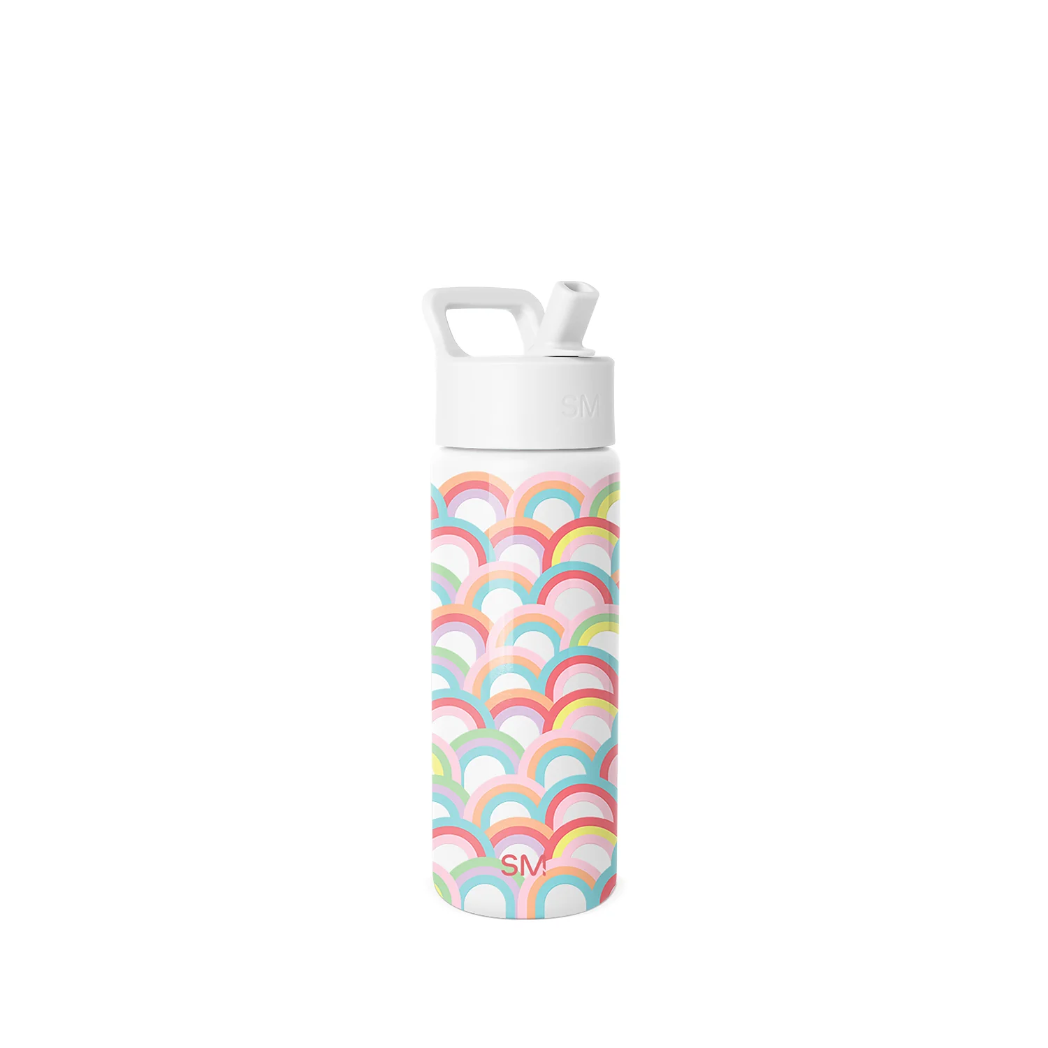 Simple Modern Summit Kids Water Bottle with Straw Lid - 18oz Rainbow Spark