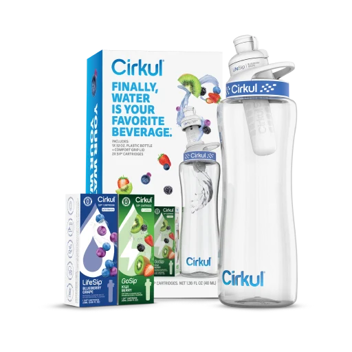 Cirkul 32oz. Plastic Bottle Starter Kit
