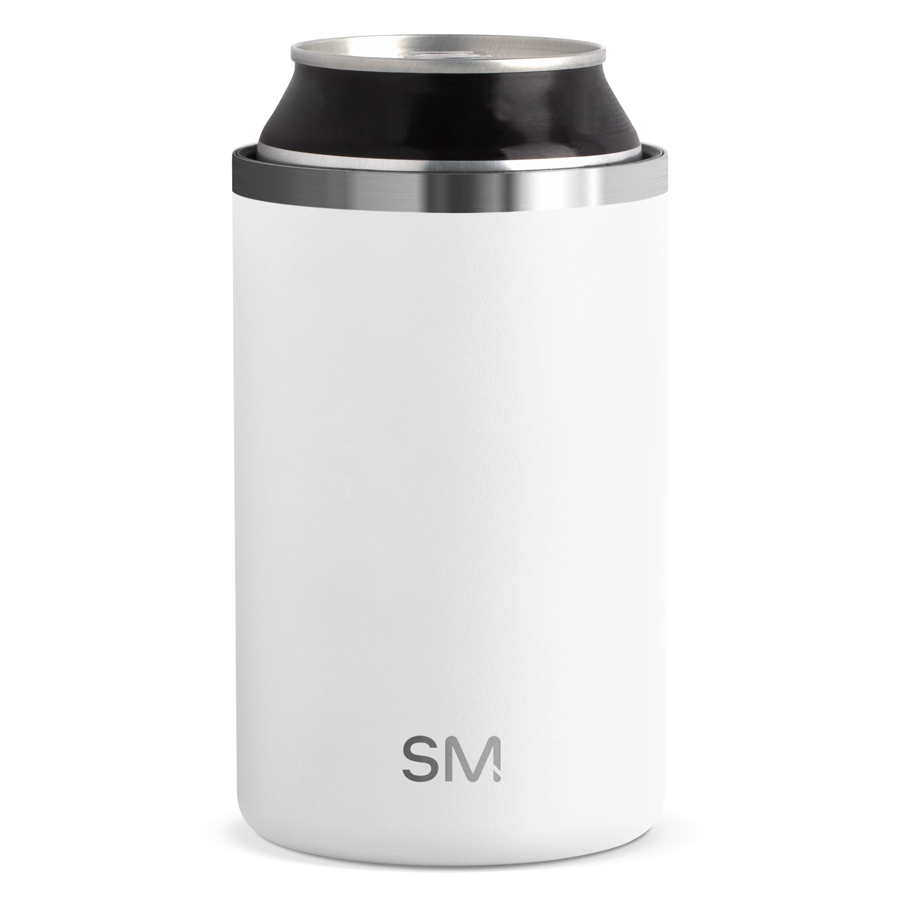 Simple Modern Ranger Can Cooler - Winter White