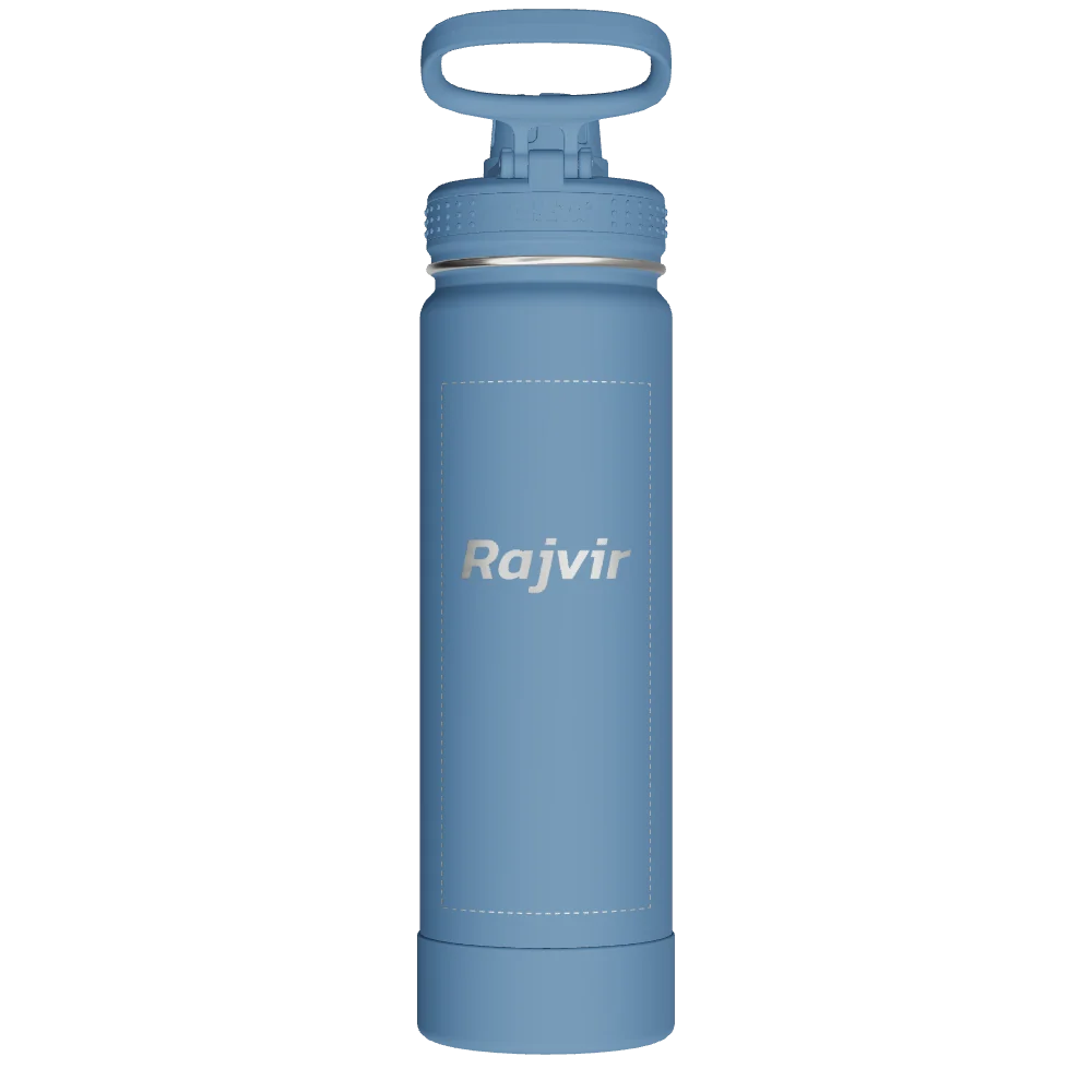 Takeya Actives Water Bottle With Spout Lid - 22oz Bluestone - Model 50292-TAKEYA-ACTIVES-WATER-BOTTLE-WITH-SPOUT-LID-CUSTOMIZED-207-22OZ-BLUESTONE
