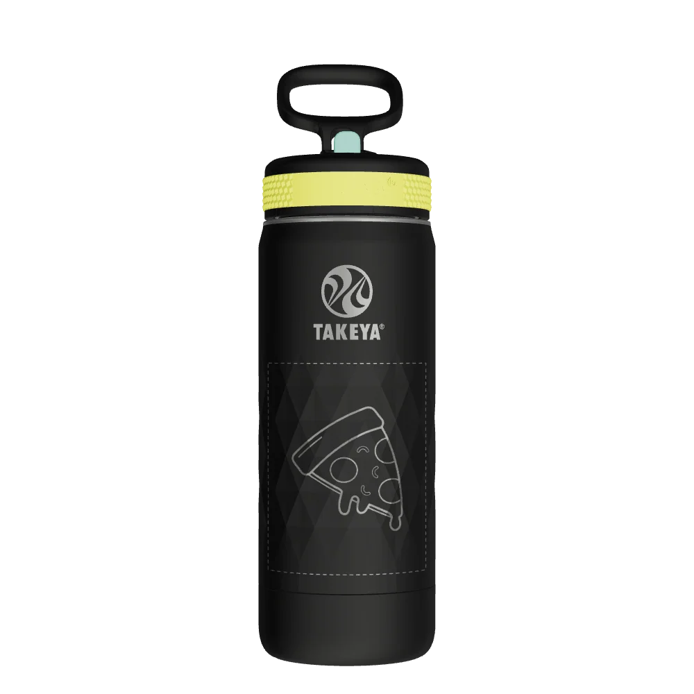 Takeya Kids Sport Water Bottle With Straw Lid - 18oz Night Glow - Model 51893-TAKEYA-KIDS-SPORT-WATER-BOTTLE-WITH-STRAW-LID-CUSTOMIZED-18-18OZ-NIGHT-GLOW