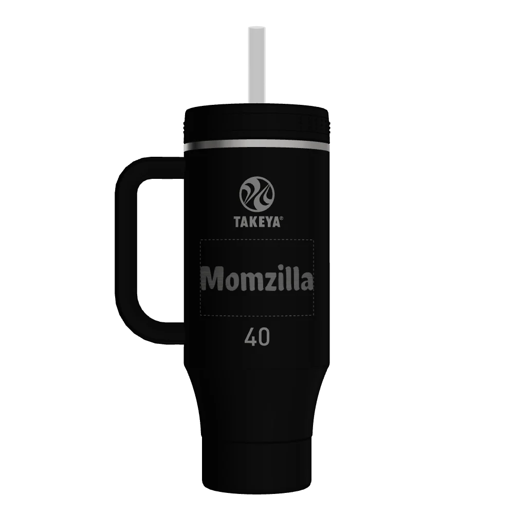 Takeya Straw Tumbler With Handle - 40oz Onyx