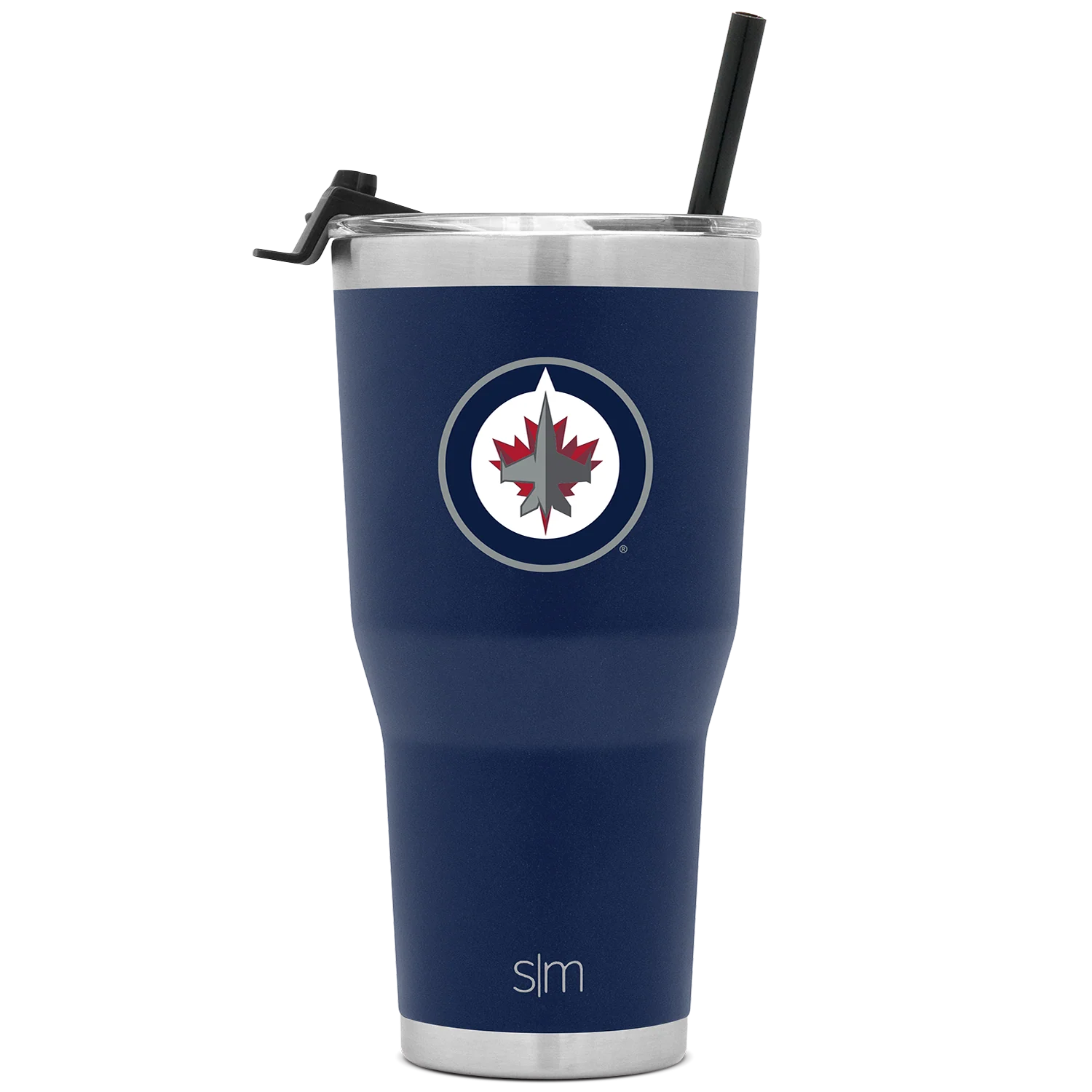 Simple Modern NHL® Cruiser Insulated Tumbler with Flip Lid and Straw - 30oz - Winnipeg Jets