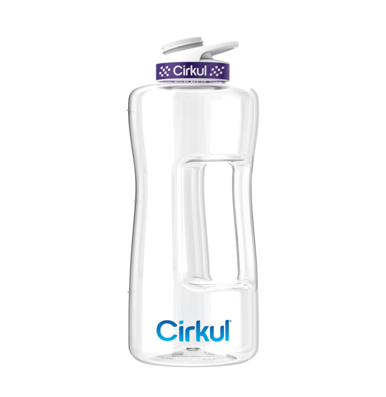 Cirkul Limited Edition: 62oz. Plastic Bottle & Purple Lid