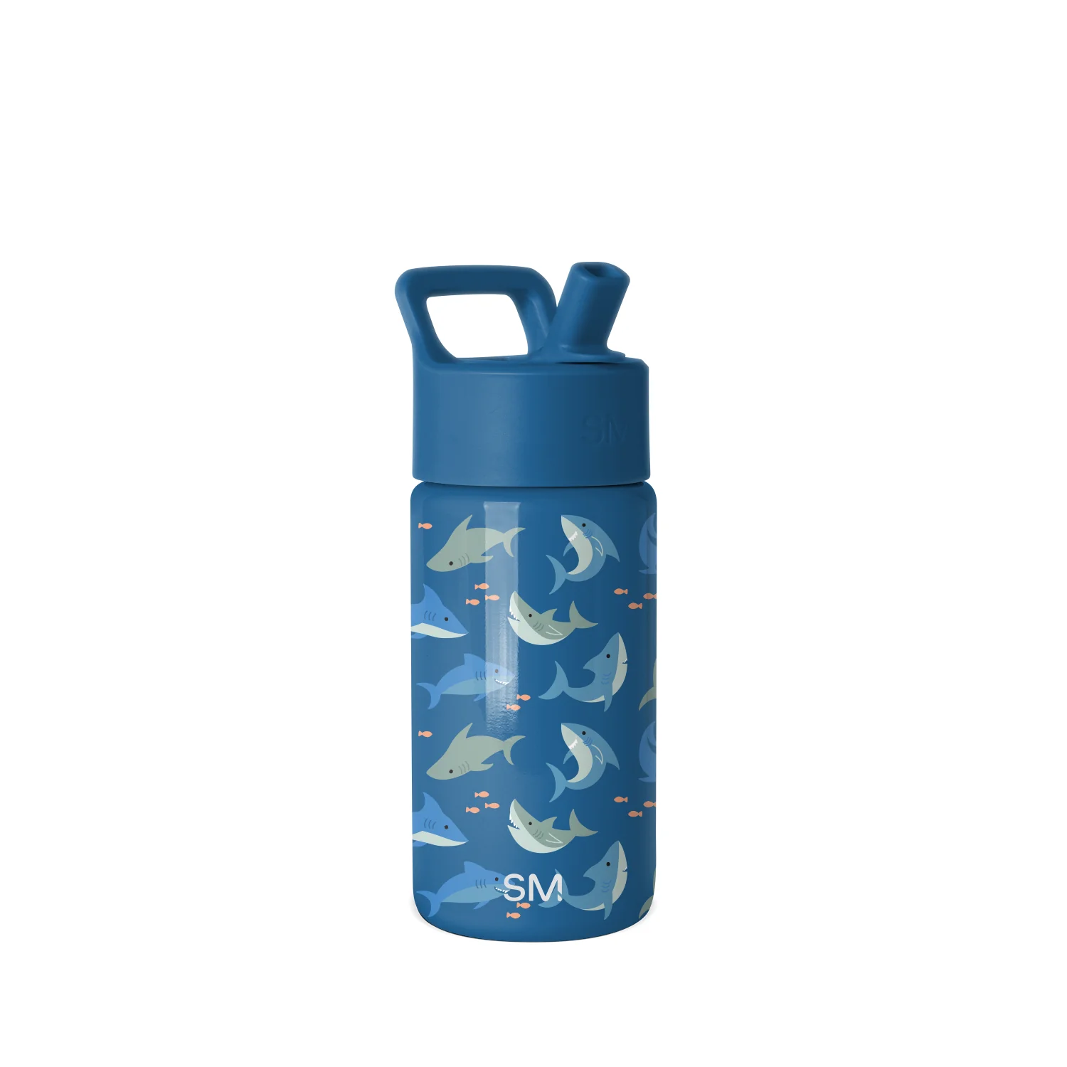 Simple Modern Summit Kids Water Bottle with Straw Lid - 14oz Shark Shiver