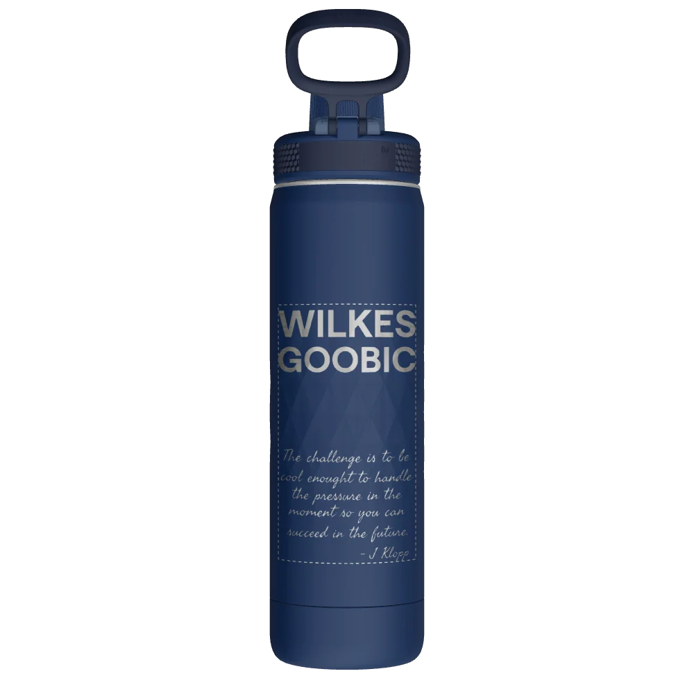 Takeya Sport Water Bottle - 22oz Indigo Spout - Model 51316-TAKEYA-SPORT-WATER-BOTTLE-CUSTOMIZED-41-22OZ-INDIGO-SPOUT