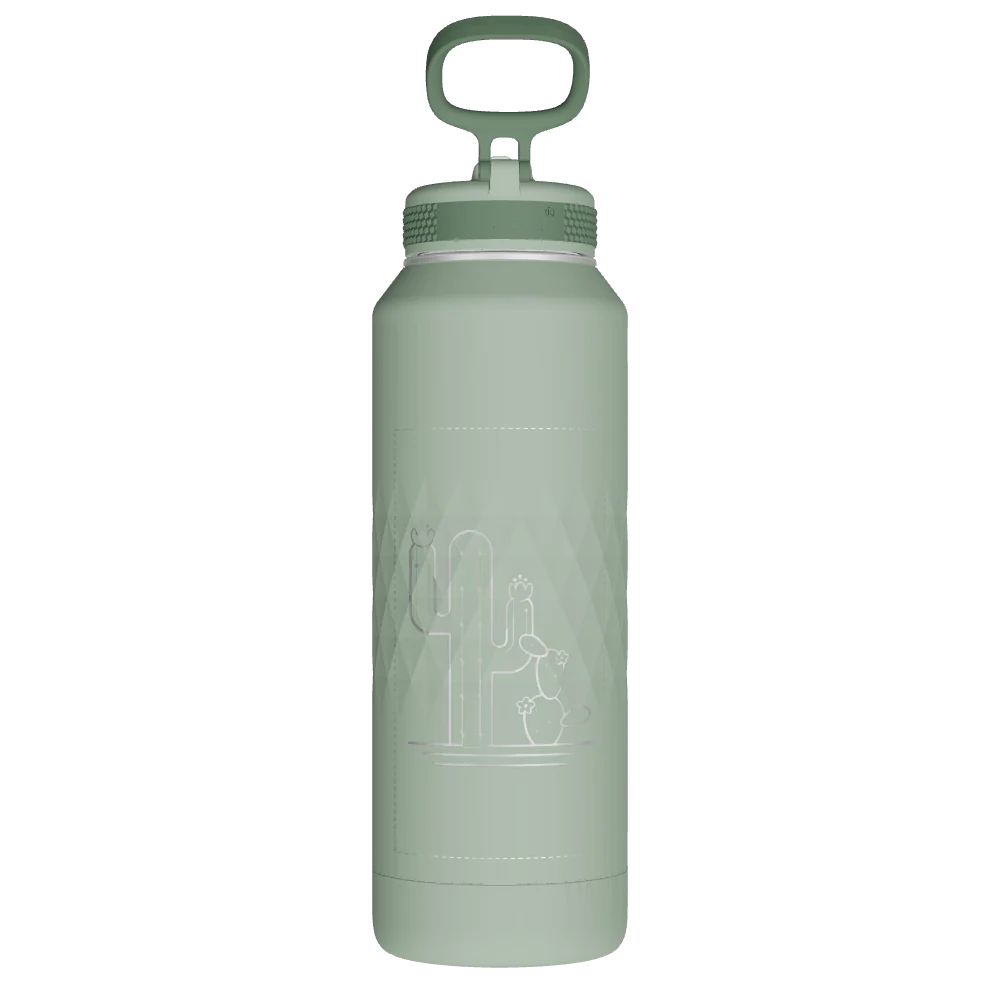 Takeya Sport Water Bottle - 40oz Eucalyptus Straw - Model 51358-TAKEYA-SPORT-WATER-BOTTLE-CUSTOMIZED-209-40OZ-EUCALYPTUS-STRAW