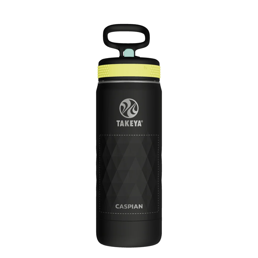 Takeya Kids Sport Water Bottle With Straw Lid - 18oz Night Glow - Model 51893-TAKEYA-KIDS-SPORT-WATER-BOTTLE-WITH-STRAW-LID-CUSTOMIZED-2-18OZ-NIGHT-GLOW