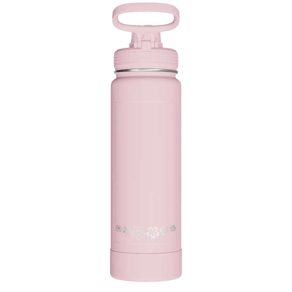 Takeya Actives Water Bottle With Spout Lid - 24oz Blush - Model 51054-TAKEYA-ACTIVES-WATER-BOTTLE-WITH-SPOUT-LID-CUSTOMIZED-259-24OZ-BLUSH