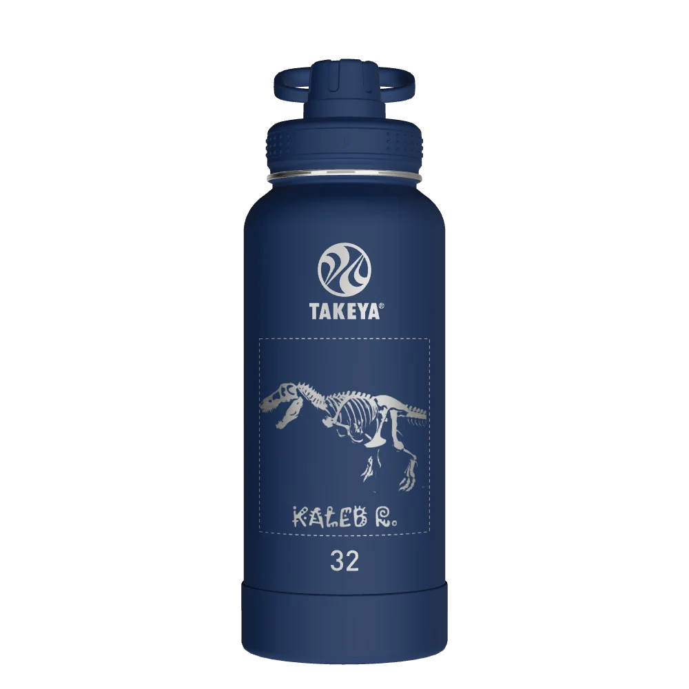 Takeya Actives Water Bottle With Spout Lid - 32oz Midnight