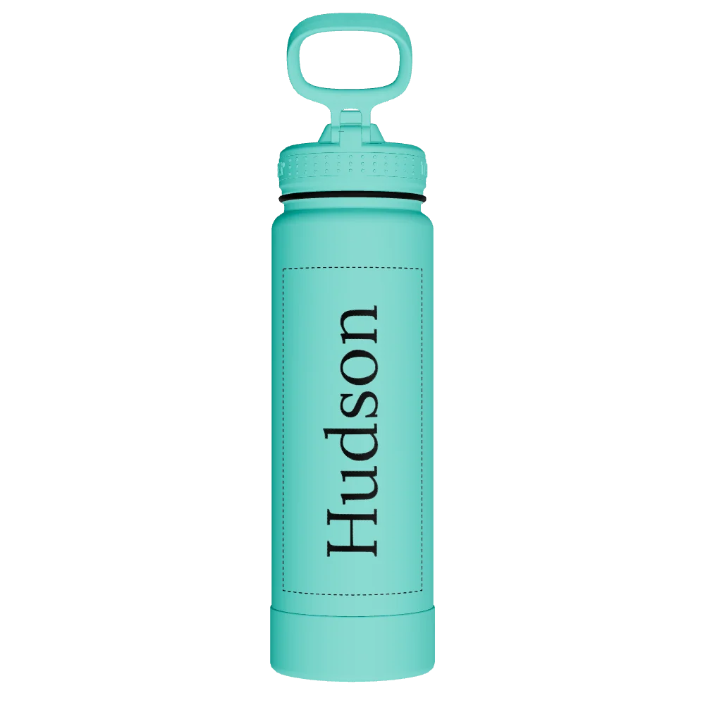 Takeya Actives Water Bottle With Straw Lid - 24oz Teal - Model 51223-TAKEYA-ACTIVES-WATER-BOTTLE-WITH-STRAW-LID-CUSTOMIZED-162-24OZ-TEAL