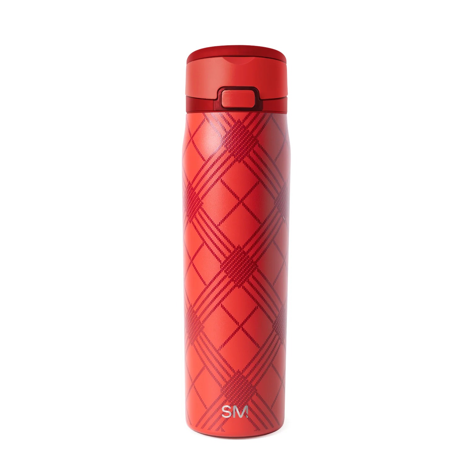 Simple Modern Mesa Loop with Covered Straw - 24oz Holiday Flannel