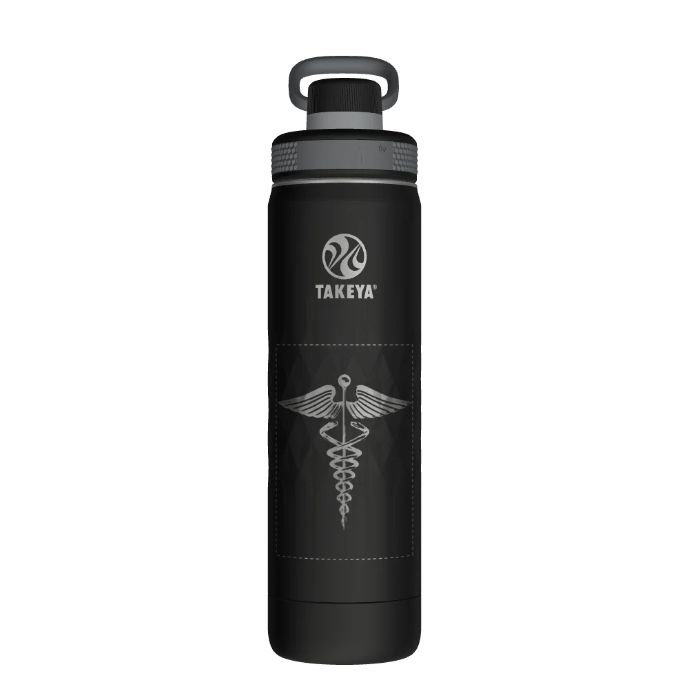 Takeya Sport Water Bottle - 22oz Obsidian Spout - Model 51315-TAKEYA-SPORT-WATER-BOTTLE-CUSTOMIZED-184-22OZ-OBSIDIAN-SPOUT