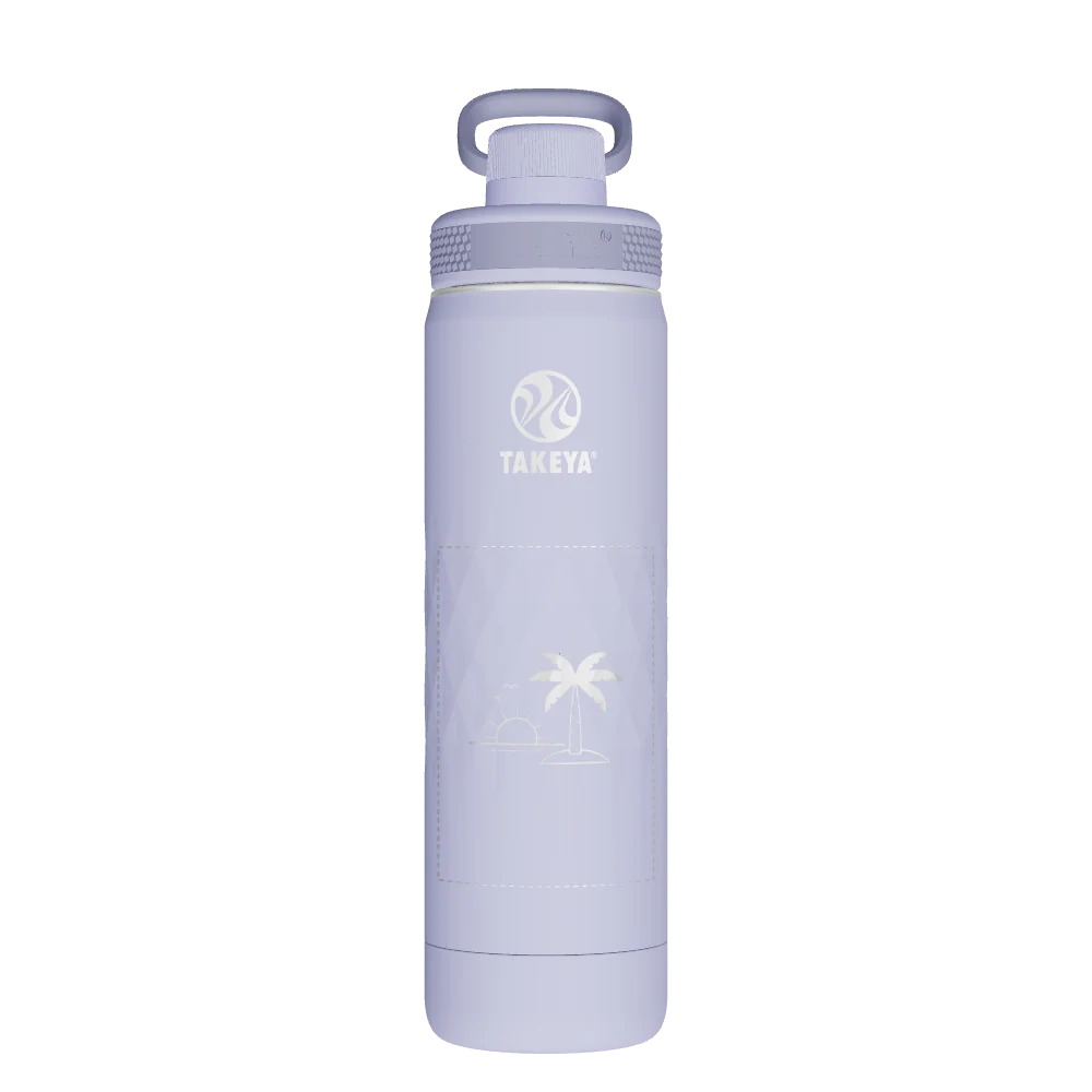 Takeya Sport Water Bottle - 22oz Moonlight Spout - Model 51319-TAKEYA-SPORT-WATER-BOTTLE-CUSTOMIZED-249-22OZ-MOONLIGHT-SPOUT