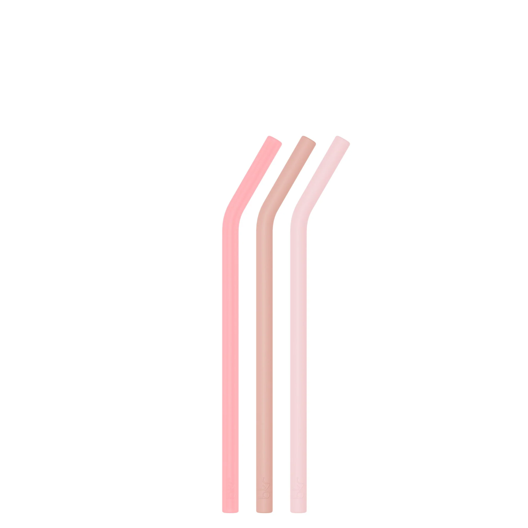 bkr CHAMPAGNE PINKS LITTLE BOTTLE STRAWS 500mL (16 OZ) SET OF THREE