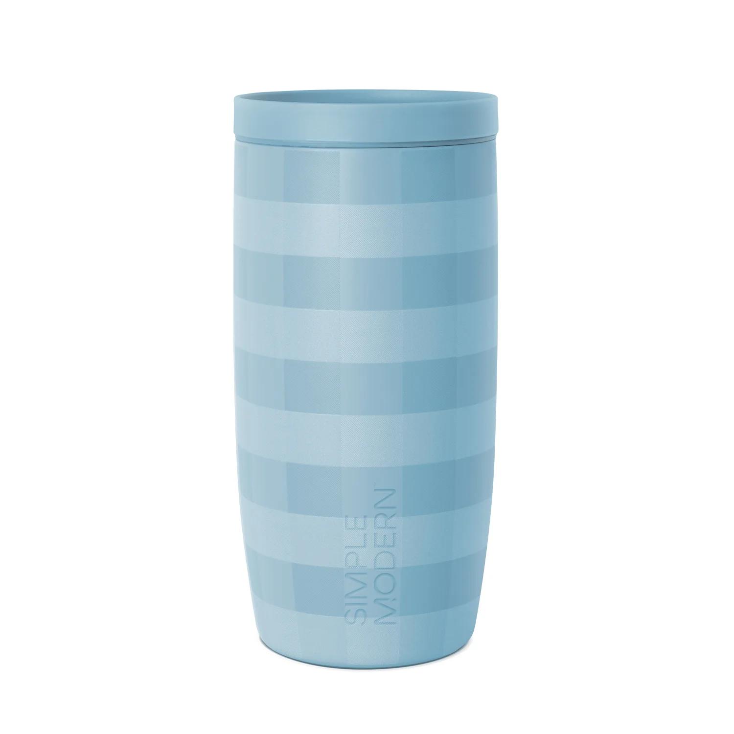 Simple Modern Voyager Tumbler - Signature - 16oz Blue Jay Gingham