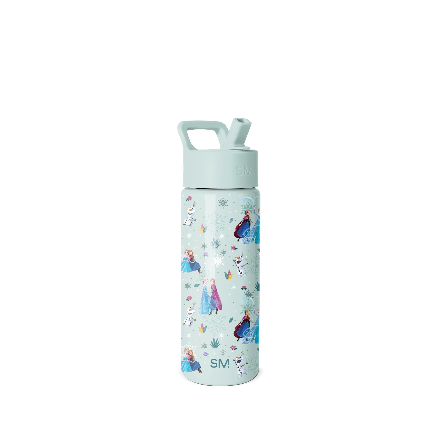 Simple Modern Summit Kids Water Bottle with Straw Lid - 18oz Frozen Swirls