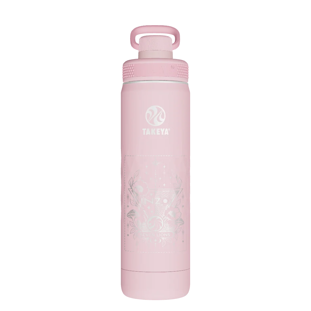 Takeya Sport Water Bottle - 22oz Peony Spout - Model 51321-TAKEYA-SPORT-WATER-BOTTLE-CUSTOMIZED-57-22OZ-PEONY-SPOUT